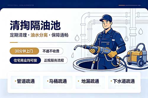 古交清掏隔油池